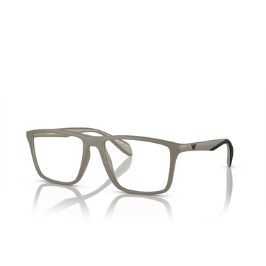 Emporio Armani EA3230 Eyeglasses 5437 matte mud - three-quarters view