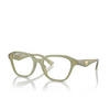 Gafas graduadas Emporio Armani EA3235U 6116 shiny opaline green - Miniatura del producto 2/3