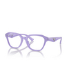 Occhiali da vista Emporio Armani EA3235U 6117 shiny opaline violet - anteprima prodotto 2/3