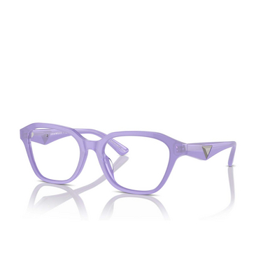 Lunettes de vue Emporio Armani EA3235U 6117 shiny opaline violet - Vue trois quarts