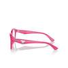 Gafas graduadas Emporio Armani EA3235U 6118 shiny opaline fuchsia - Miniatura del producto 3/3