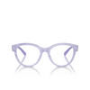 Emporio Armani EA3236 Eyeglasses 6113 shiny striped lilac - product thumbnail 1/3