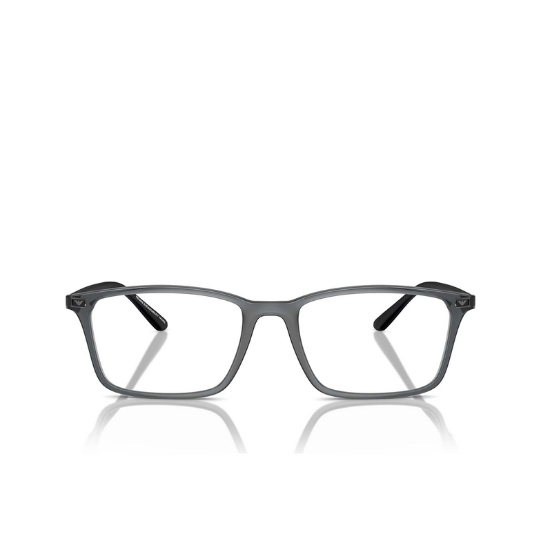 Lunettes de vue Emporio Armani EA3237 6106 shiny transparent black - 1/3