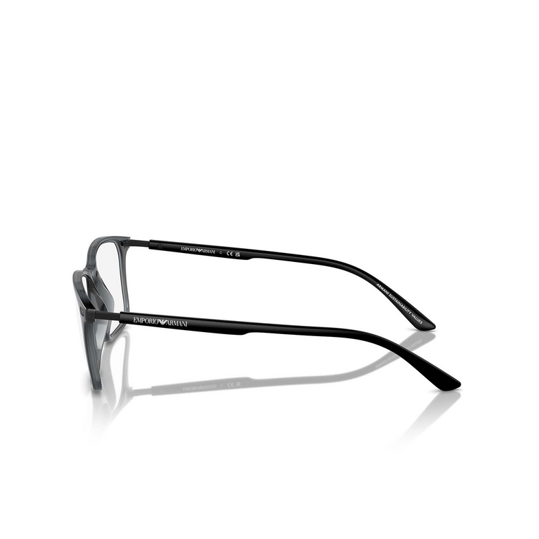 Gafas graduadas Emporio Armani EA3237 6106 shiny transparent black - 3/3