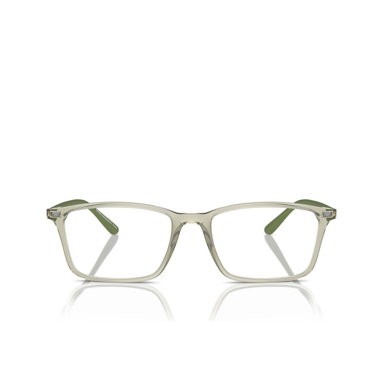 Emporio Armani EA3237 Eyeglasses 6107 shiny transparent green - 1/3