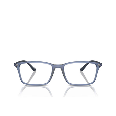 Emporio Armani EA3237 Eyeglasses 6108 shiny transparent blue - front view