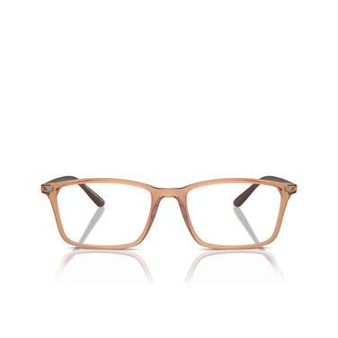 Emporio Armani EA3237 Eyeglasses 6110 shiny transparent brown - front view