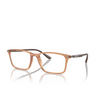 Gafas graduadas Emporio Armani EA3237 6110 shiny transparent brown - Miniatura del producto 2/3