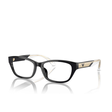 Emporio Armani EA3238U Eyeglasses 5017 shiny black - three-quarters view