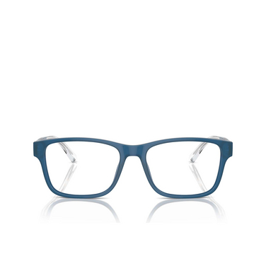 Emporio Armani EA3239 Eyeglasses 6092 shiny opaline blue - front view
