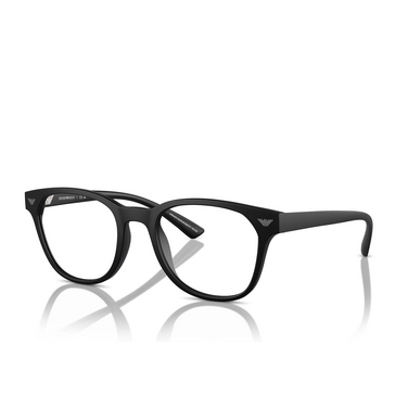Emporio Armani EA3240U Eyeglasses 5001 matte black - three-quarters view