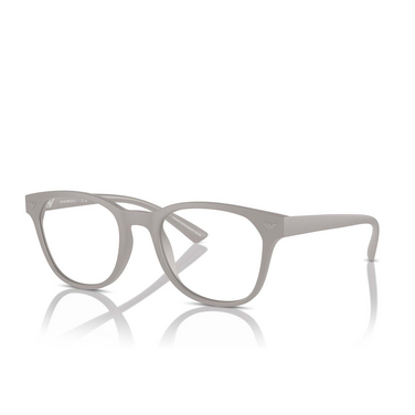 Emporio Armani EA3240U Eyeglasses 6100 matte light grey - three-quarters view