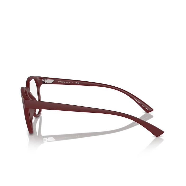 Emporio Armani EA3240U Eyeglasses 6101 matte bordeaux - 3/3