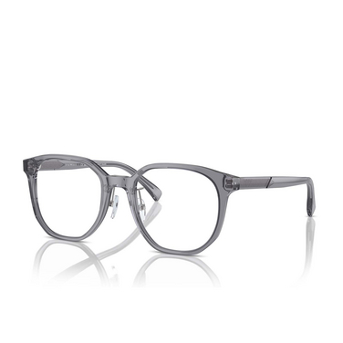 Emporio Armani EA3241D Eyeglasses 5029 shiny transparent grey - three-quarters view