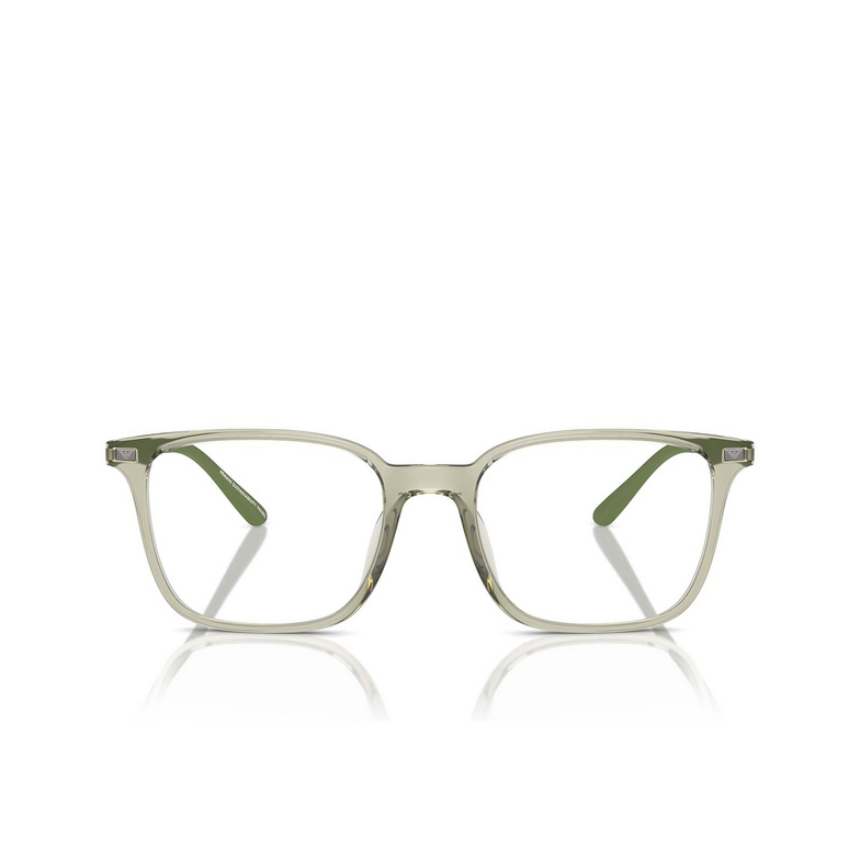 Emporio Armani EA3242U Eyeglasses 6107 shiny transparent green - 1/3