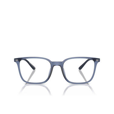 Emporio Armani EA3242U Eyeglasses 6108 shiny transparent blue - front view