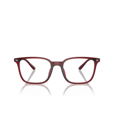 Emporio Armani EA3242U Eyeglasses 6109 shiny transparent bordeaux - front view