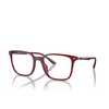 Emporio Armani EA3242U Korrektionsbrillen 6109 shiny transparent bordeaux - Produkt-Miniaturansicht 2/3