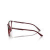 Emporio Armani EA3242U Eyeglasses 6109 shiny transparent bordeaux - product thumbnail 3/3