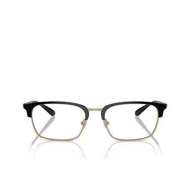 Emporio Armani EA3243 Eyeglasses 3002 shiny black / matte pale gold - front view