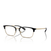 Gafas graduadas Emporio Armani EA3243 3002 shiny black / matte pale gold - Miniatura del producto 2/3