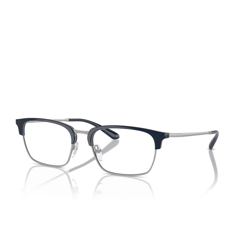 Occhiali da vista Emporio Armani EA3243 3045 shiny blue / matte silver - 2/3