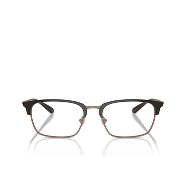 Emporio Armani EA3243 Eyeglasses 3201 shiny brown / matte pink gold - front view