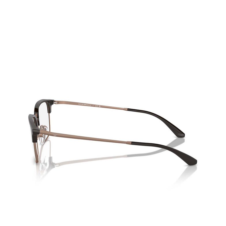 Occhiali da vista Emporio Armani EA3243 3201 shiny brown / matte pink gold - 3/3