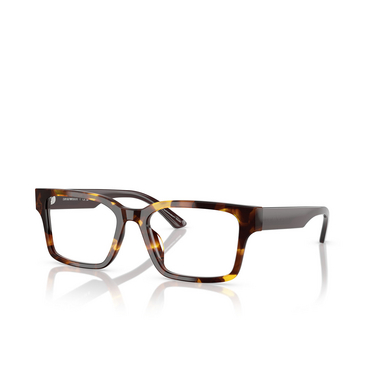 Emporio Armani EA3245U Eyeglasses 6181 havana yellow - three-quarters view