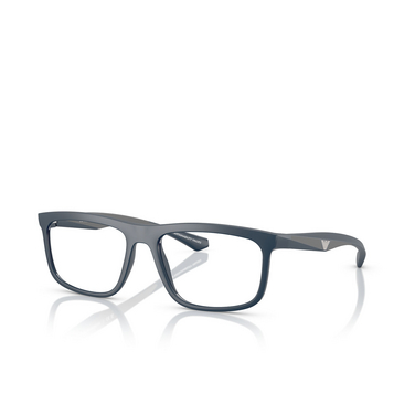 Emporio Armani EA3246 Eyeglasses 6185 matte blue - three-quarters view