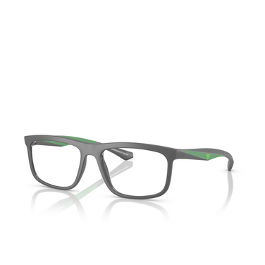 Lunettes de vue Emporio Armani EA3246 6188 matte grey - Vue trois quarts