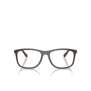 Emporio Armani EA3247 Eyeglasses 6186 matte dark brown - front view