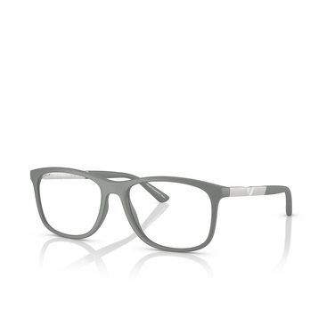 Gafas graduadas Emporio Armani EA3247 6205 matte grey - Vista tres cuartos