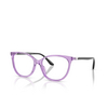 Gafas graduadas Emporio Armani EA3249U 6197 shiny transparent blue - Miniatura del producto 2/3