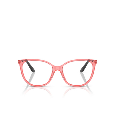 Emporio Armani EA3249U Eyeglasses 6198 shiny transparent red - front view