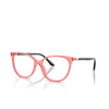 Gafas graduadas Emporio Armani EA3249U 6198 shiny transparent red - Miniatura del producto 2/3