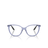 Lunettes de vue Emporio Armani EA3249U 6200 shiny transparent blue - Vignette du produit 1/3