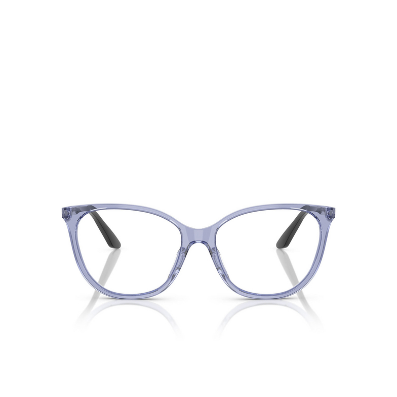 Lunettes de vue Emporio Armani EA3249U 6200 shiny transparent blue - 1/3