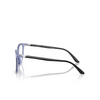 Lunettes de vue Emporio Armani EA3249U 6200 shiny transparent blue - Vignette du produit 3/3