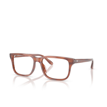 Gafas graduadas Emporio Armani EA3250U 6203 shiny havana brown - Vista tres cuartos