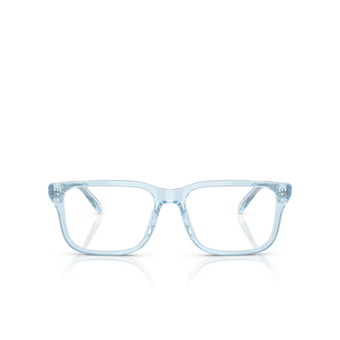 Occhiali da vista Emporio Armani EA3250U 6204 shiny transparent light blue - frontale