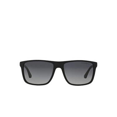Emporio Armani EA4033 Sunglasses 5229T3 rubber black & grey - front view