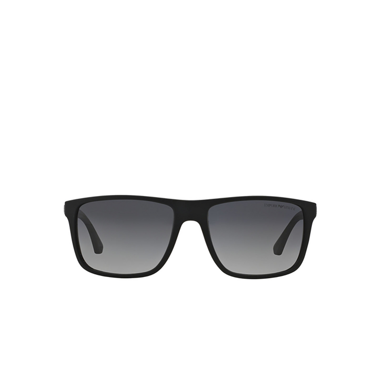 Occhiali da sole Emporio Armani EA4033 5229T3 rubber black & grey - 1/3