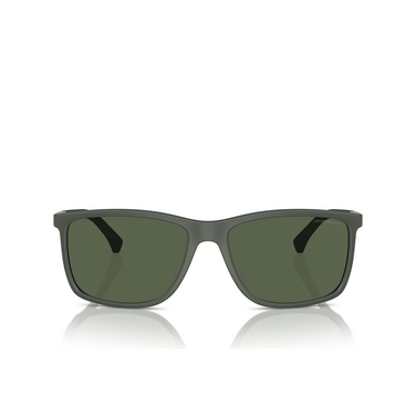 Emporio Armani EA4058 Sunglasses 50589A matte green - front view