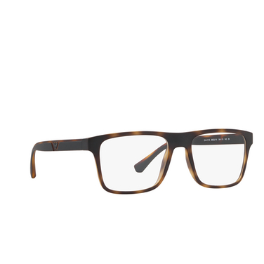 Emporio Armani EA4115 Korrektionsbrillen 58021W matte havana - Dreiviertelansicht