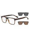 Occhiali da vista Emporio Armani EA4115 58021W matte havana - anteprima prodotto 4/4