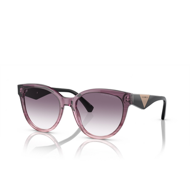 Emporio Armani EA4140 Sunglasses 59668H gradient violet - three-quarters view