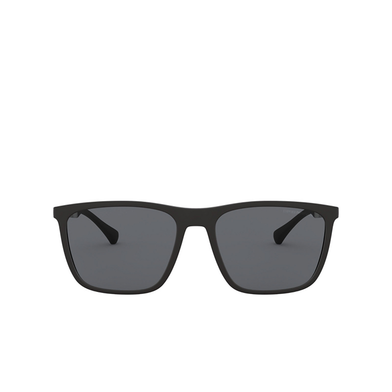 Gafas de sol Emporio Armani EA4150 506387 rubber black - 1/3