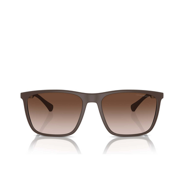 Emporio Armani EA4150 Sunglasses 534213 matte brown - front view