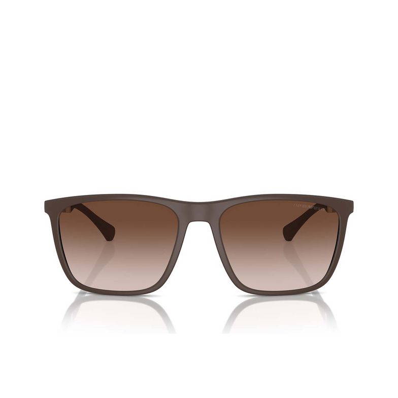 Gafas de sol Emporio Armani EA4150 534213 matte brown - 1/3